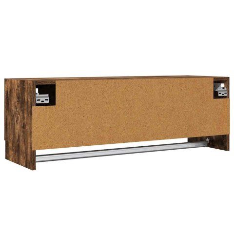 VidaXL Szafka, przydymiony dąb 100x32,5x35 cm, materiał drewnopochodny