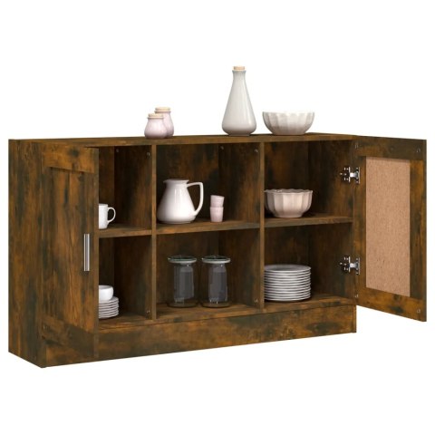 VidaXL Komoda, przydymiony dąb, 120x30,5x70cm, materiał drewnopochodny
