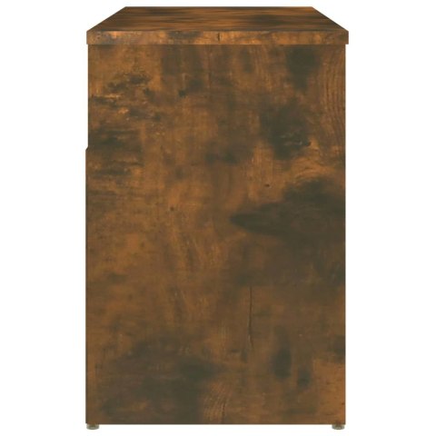 VidaXL Ławka z miejscem na buty, przydymiony dąb, 80x30x45 cm