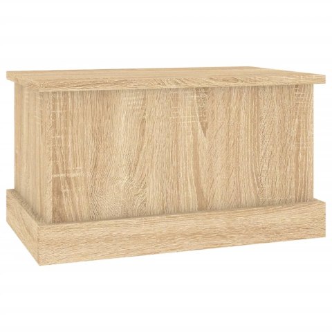 VidaXL Skrzynka do przechowywania dąb sonoma 50x30x28 cm Drewno konstrukcyjne