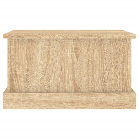 VidaXL Skrzynka do przechowywania dąb sonoma 50x30x28 cm Drewno konstrukcyjne