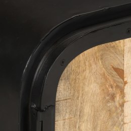 SZAFKA POD TELEWIZOR 110X30X45CM SUROWE DREWNO MANGO