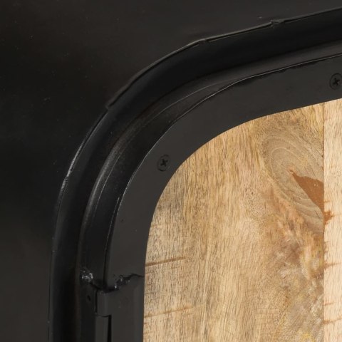 SZAFKA POD TELEWIZOR 110X30X45CM SUROWE DREWNO MANGO