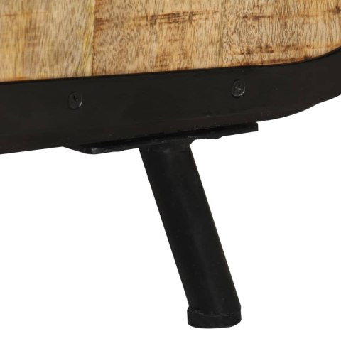 SZAFKA POD TELEWIZOR 110X30X45CM SUROWE DREWNO MANGO