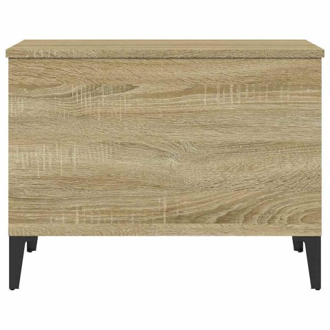 VidaXL Stolik kawowy, dąb sonoma 60x44,5x45 cm materiał drewnopochodny