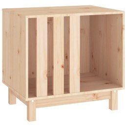 VidaXL Domek dla psa, 60x45x57 cm, lite drewno sosnowe