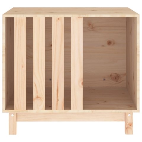 VidaXL Domek dla psa, 70x50x62 cm, lite drewno sosnowe