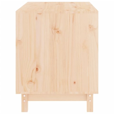 VidaXL Domek dla psa, 70x50x62 cm, lite drewno sosnowe