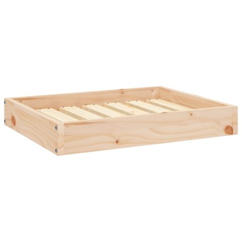 VidaXL Legowisko dla psa, 61,5x49x9 cm, lite drewno sosnowe