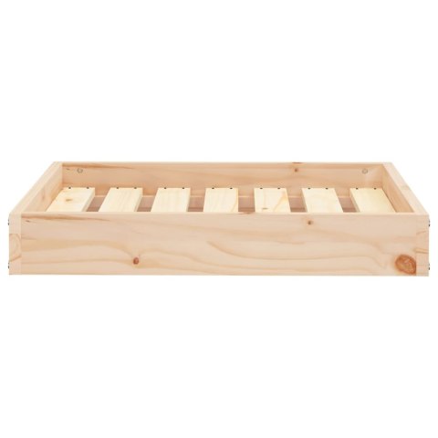 VidaXL Legowisko dla psa, 61,5x49x9 cm, lite drewno sosnowe