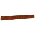 VidaXL Obrzeża trawnikowe, 10 szt., 10x103 cm, giętkie, stal Corten