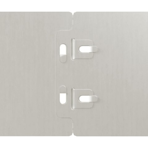 VidaXL Obrzeża trawnikowe, 50 szt., 10x103 cm, giętkie, stal Corten