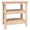 VidaXL Stolik roboczy, 78,5x50x80 cm, lite drewno sosnowe