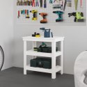 STOLIK ROBOCZY BIAŁY 78,5X50X80CM LITE DREWNO SOSNOWE