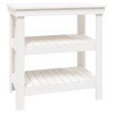 STOLIK ROBOCZY BIAŁY 78,5X50X80CM LITE DREWNO SOSNOWE