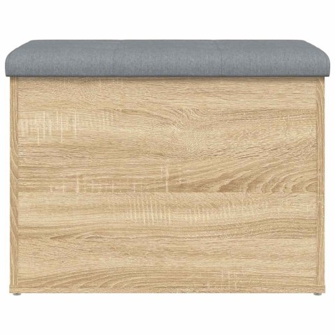 VidaXL Ławka ze schowkiem Sonoma Oak 62x42x45 cm Drewno konstrukcyjne
