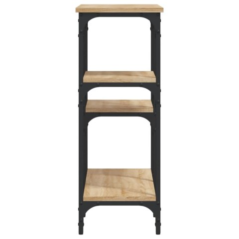 VidaXL Stolik konsolowy Sonoma Oak 80x29x75 cm Drewno konstrukcyjne