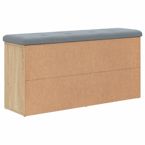 VidaXL Ławka na buty, dąb sonoma, 102x32x50cm, materiał drewnopochodny