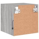 VidaXL Ścienna szafka TV z LED, szary dąb sonoma, 30x28,5x30 cm