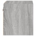 VidaXL Ścienna szafka TV z LED, szary dąb sonoma, 30x28,5x30 cm