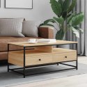 VidaXL Stolik kawowy, dąb sonoma 100x51x45 cm, materiał drewnopochodny