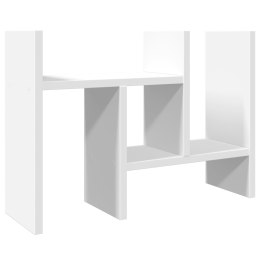 VidaXL Organizer na biurko, biały, 34,5x15,5x35,5 cm