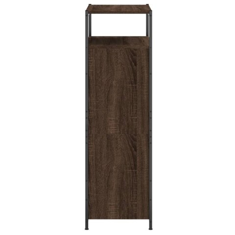 VidaXL Szafka na buty, brązowy dąb, 60x34x112 cm