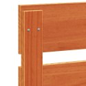 VidaXL Wezgłowie do łóżka, woskowy brąz, 180 cm, lite drewno sosnowe