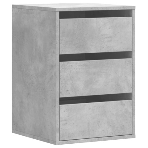 VidaXL Komoda, szarość betonu, 40x41x58 cm, materiał drewnopochodny