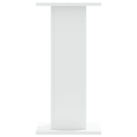 VidaXL Podstawki pod głośniki, 2 szt., białe, 30x30x60 cm