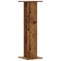VidaXL Podstawki pod głośniki, 2 szt., stare drewno, 30x30x95 cm