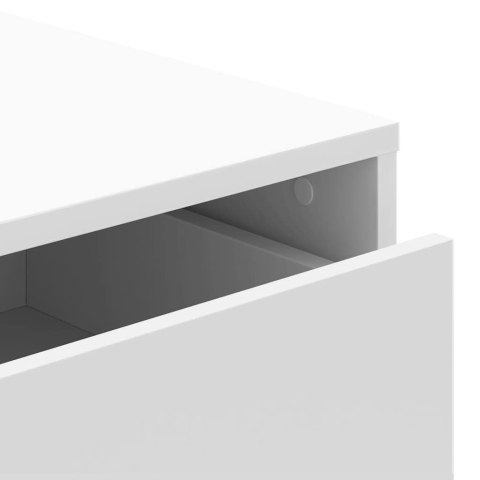 VidaXL Komoda, biała, 80x41x58 cm, materiał drewnopochodny