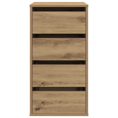 VidaXL Komoda, dąb artisan, 40x41x76 cm, materiał drewnopochodny