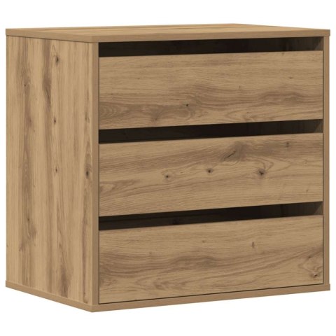 VidaXL Komoda, dąb artisan, 60x41x58 cm, materiał drewnopochodny