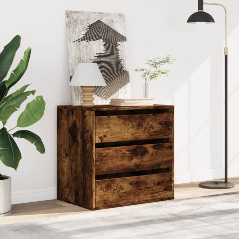 VidaXL Komoda, przydymiony dąb, 60x41x58 cm, materiał drewnopochodny