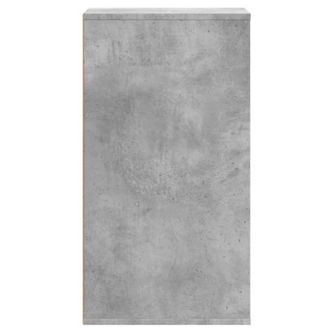 KOMODA, SZAROŚĆ BETONU, 40X41X76 CM, MATERIAŁ DREWNOPOCHODNY