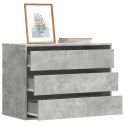 VidaXL Komoda, szarość betonu, 80x41x58 cm, materiał drewnopochodny
