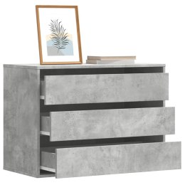 VidaXL Komoda, szarość betonu, 80x41x58 cm, materiał drewnopochodny