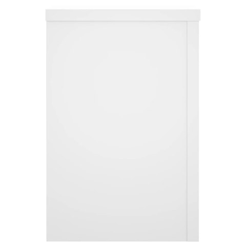 VidaXL Podstawki pod doniczki, 2 szt., białe, 25x25x35 cm