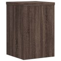 VidaXL Podstawki pod doniczki, 2 szt., brązowy dąb, 25x25x35 cm