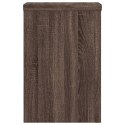 VidaXL Podstawki pod doniczki, 2 szt., brązowy dąb, 25x25x35 cm