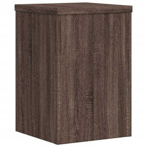 VidaXL Podstawki pod doniczki, 2 szt., brązowy dąb, 25x25x35 cm