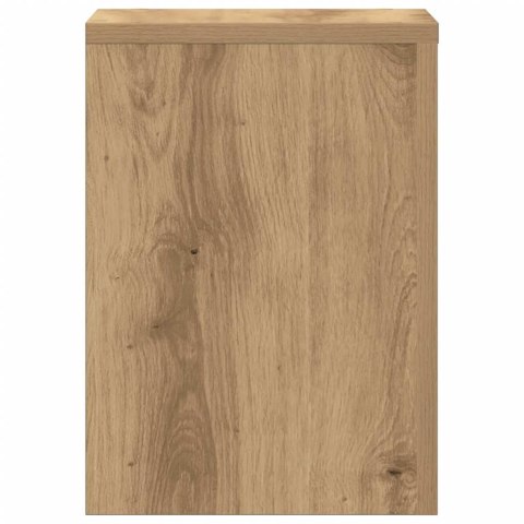 VidaXL Podstawki pod doniczki, 2 szt., dąb artisan, 25x25x35 cm