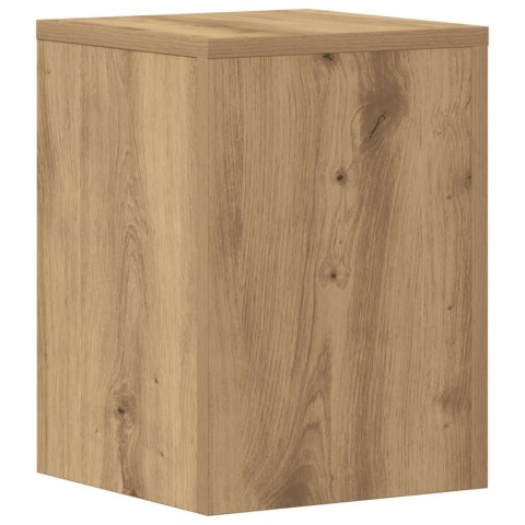 VidaXL Podstawki pod doniczki, 2 szt., dąb artisan, 25x25x35 cm
