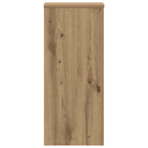 VidaXL Podstawki pod doniczki, 2 szt., dąb artisan, 30x30x70 cm
