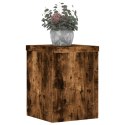 VidaXL Podstawki pod doniczki, 2 szt., przydymiony dąb, 15x15x20 cm