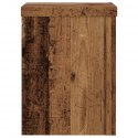 VidaXL Podstawki pod doniczki, 2 szt., stare drewno, 15x15x20 cm