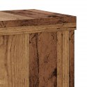 VidaXL Podstawki pod doniczki, 2 szt., stare drewno, 15x15x20 cm