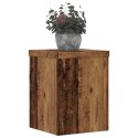 VidaXL Podstawki pod doniczki, 2 szt., stare drewno, 15x15x20 cm