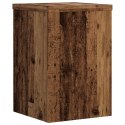 VidaXL Podstawki pod doniczki, 2 szt., stare drewno, 25x25x35 cm
